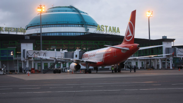 Атлас Глобал: первый рейс Астана - Стамбул