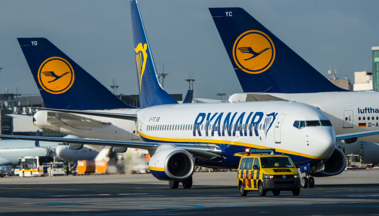 Ryanair: миллион билетов со скидками до 20%